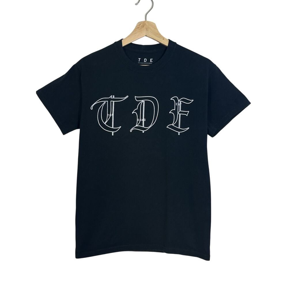 TDE Kendrick Lamar Shirt Mens Small Black Studio Rules Graphic Crewneck